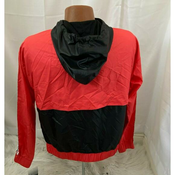 Umbro Hibiscus Quarter Zip Womens Pullover Windbreaker Size Small - Picture 8 of 9